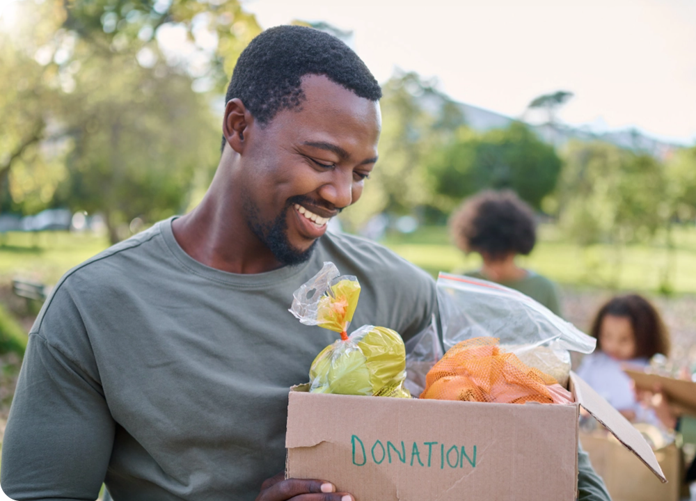 Charitable donation rewards